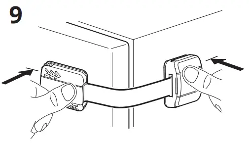 IKEA UNDVIKA Multi Latch - PARTS 9