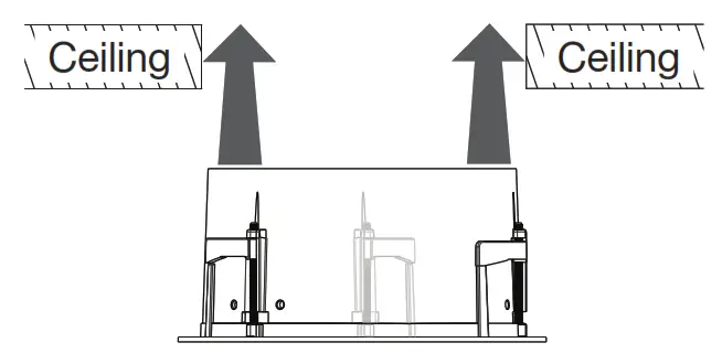 Insert the flush-mount Adapter
