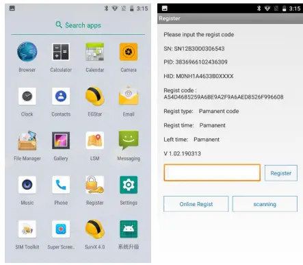 SOUTH H6 Mapping Instrument - H6 controller register