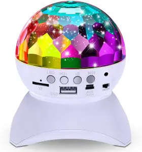 Audio Technology Of New York UO-DPBTSP-WHT Disco Party Bluetooth Speaker