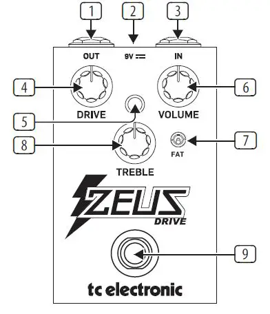 tc electronic 000-EBW00-00010 Zeus Drive Overdrive Pedal-1