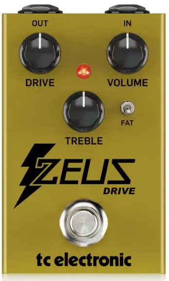 tc electronic 000-EBW00-00010 Zeus Drive Overdrive Pedal