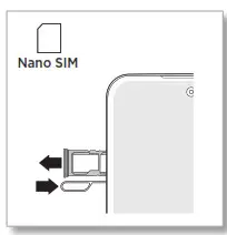 motorola T56ZF3 Mobile Cellular Phone- SIM tool