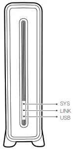 IP COM EW15D Comp Fi 6 Desktop Version AC 300 Tri Band Cable-Free Wi Fi Router - LED indicator
