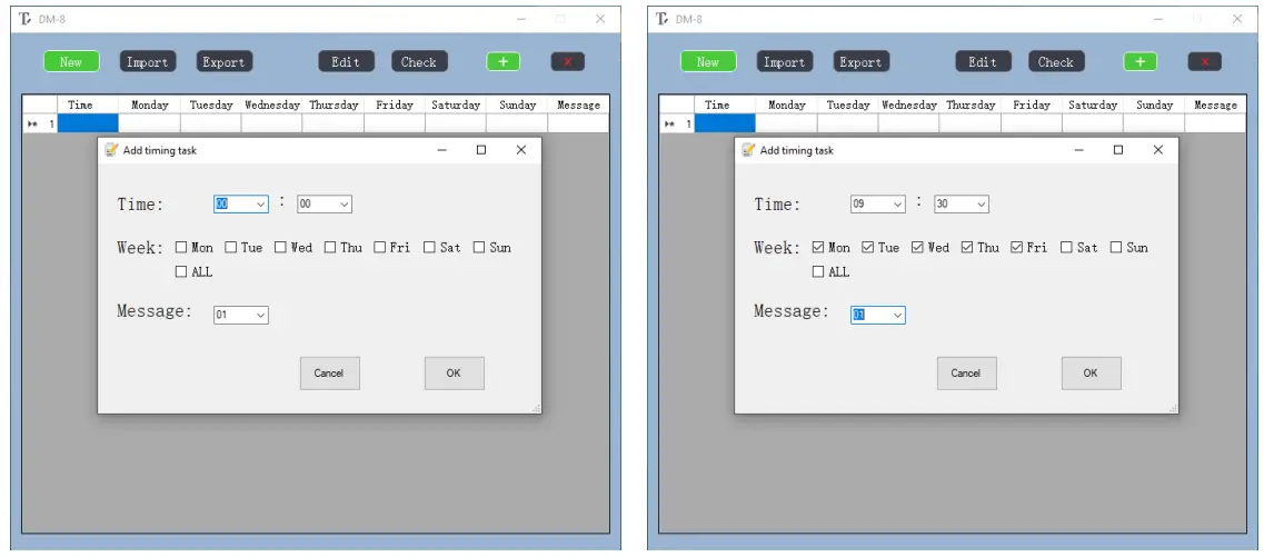 adastra D 8 Digital Messaging Unit - Preparing 1