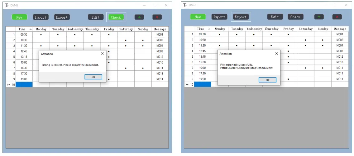 adastra D 8 Digital Messaging Unit - Preparing 3