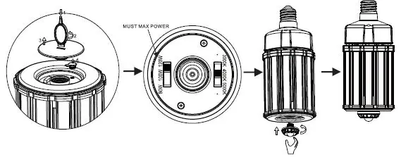 Halco CLW08C LED HID Retrofit Lamp fig6