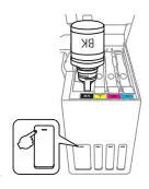 EPSON Eco Tank - Fill ink tanks 4