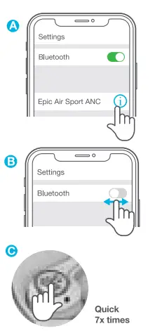 JBL EBEAIRSPTNCRBLK82 Epic Air Sport ANC True Wireless Earbuds - fig 8