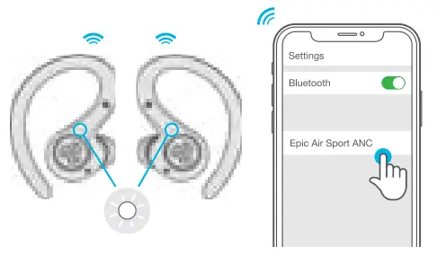 JBL EBEAIRSPTNCRBLK82 Epic Air Sport ANC True Wireless Earbuds - fig
