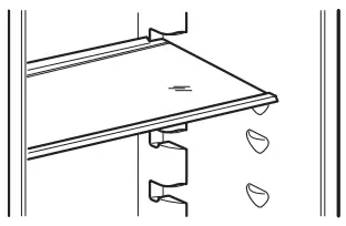 IKEA 104 948 50 UPPKALLA Fridge Freezer - Movable shelves