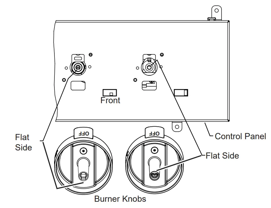 CAFE CGU366 36 Inch Professional Rangetops - Burner Knobs