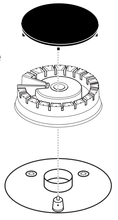 CAFE CGU366 36 Inch Professional Rangetops - Push 1