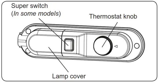 Cylinda K1085E Portable Refrigerator - Thermostat
