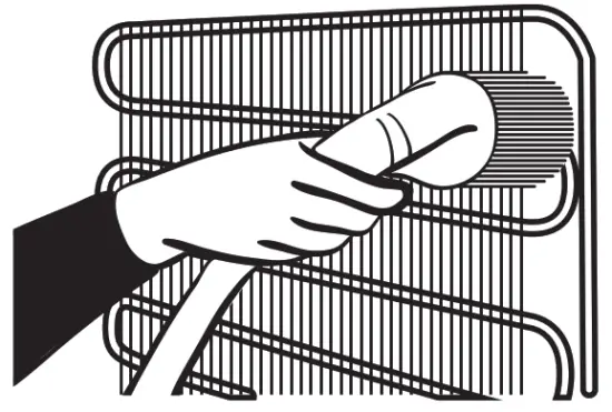 Cylinda K1085E Portable Refrigerator - broom