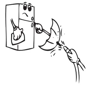 Cylinda K1085E Portable Refrigerator - power