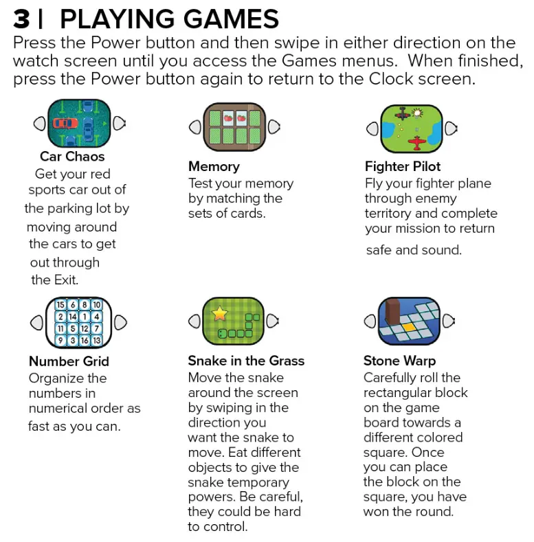 Accutime Kids Interactive Watch - Playing Games