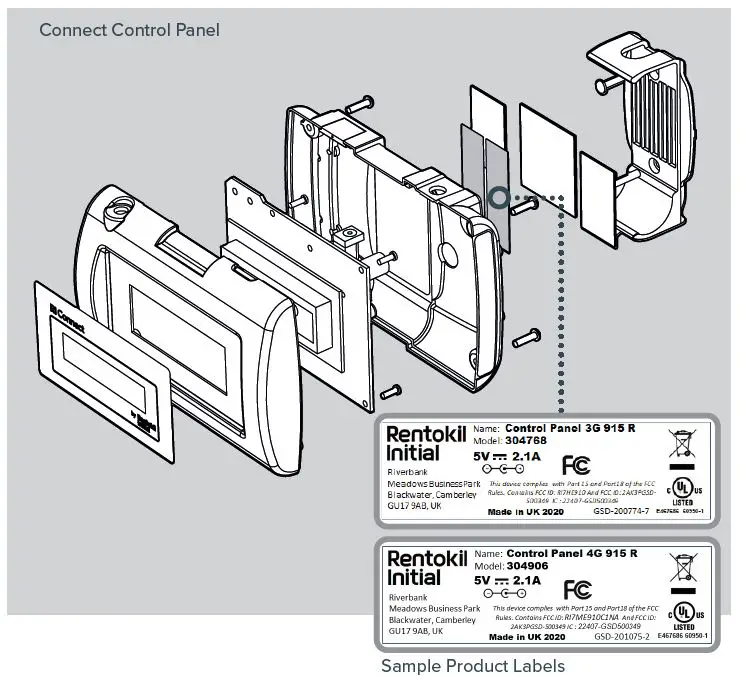 Rentokil- 304769- Connect -Control -Panel-FIG 3