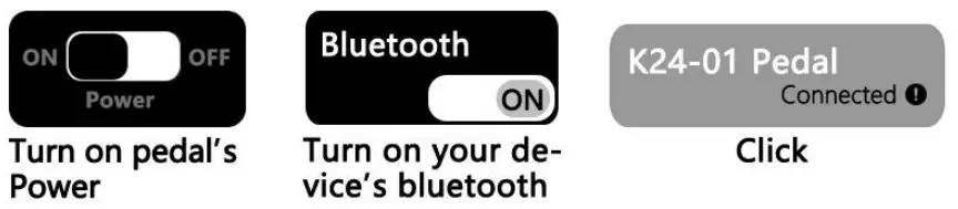 YUEYINPU K24 01 Wireless Pedal - figure 1