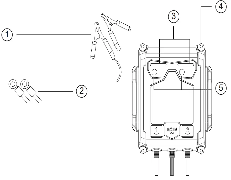 YUASA YUA1202262 Multi.Use Smart Battery Charger - 2