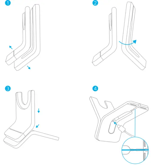 ANKER PowerConf H500 True Wireless Headphone - charging stand