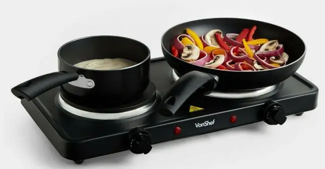 VonHaus 2000118 Double Hot Plate-prod