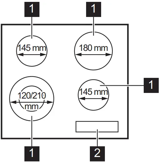 ZANUSSI-ZHRN642K-60cm-Glass-Ceramic-Hob-Overview