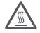 MI Smart Projector Pro 2 User Manual - this symbol informs the user to be aware of high temperatures icon