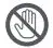 MI Smart Projector Pro 2 User Manual - this symbol informs the user avoid touching this part icon