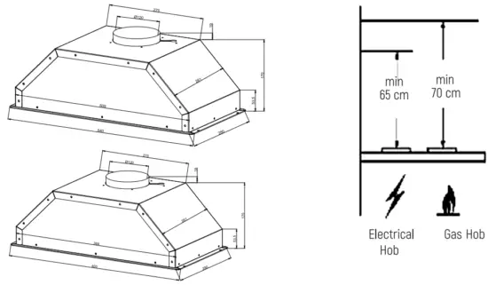 Monsher 2332654 Built In Cooker Hood - Fig 2