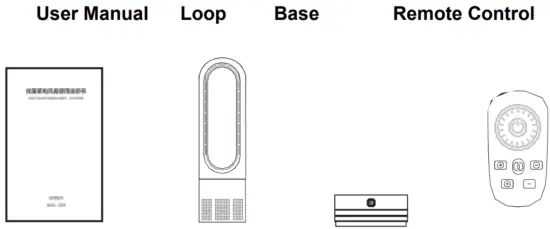 bol com AM18 Bladeless Fan - Fitting