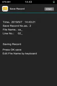 4.7.1 Save record