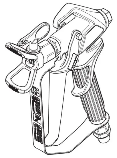 TITAN 0538006 RX 80 Airless Spray Gun Red Series