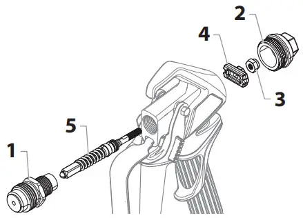 TITAN 0538006 RX 80 Airless Spray Gun Red Series - REPLACING