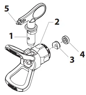 TITAN 0538006 RX 80 Airless Spray Gun Red Series - SETUP