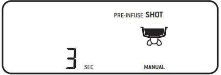 Sage SES878 The Barista Pro Espresso Coffee Machine - PRE-PROGRAMMED SHOT 3
