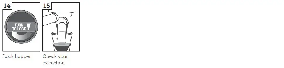 Sage SES878 The Barista Pro Espresso Coffee Machine - PRE-PROGRAMMED SHOT 9