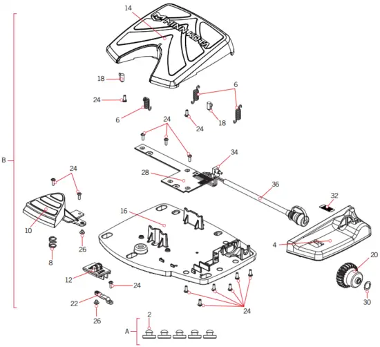 PARTS DIAGRAM & PARTS LIST