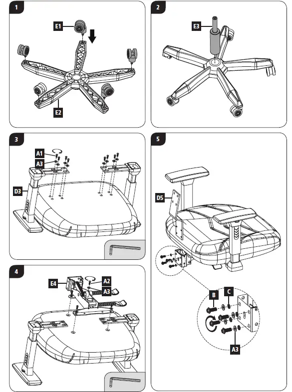 uRAGE 00096020 Guardian 300 Gaming Chair FIG 1
