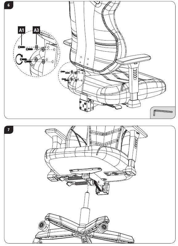 uRAGE 00096020 Guardian 300 Gaming Chair FIG 2