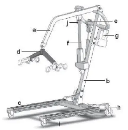LUMEX LF1050 Patient Lift-1