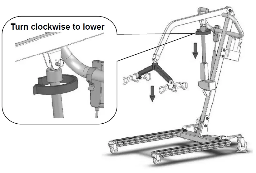 LUMEX LF1050 Patient Lift-11