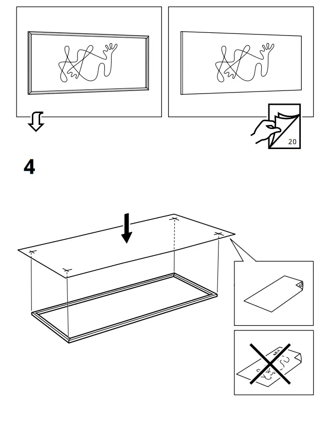 IKEA 59297773 Bjorksta Picture and Frame Horns Black - Fig5