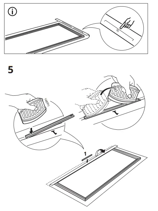 IKEA 994.168.68 Bjorksta Picture with Frame Misty Country Road Black - Fig 12