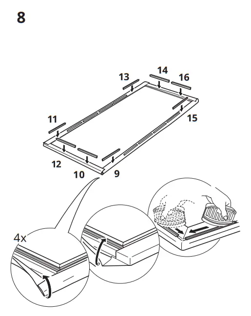 IKEA 994.168.68 Bjorksta Picture with Frame Misty Country Road Black - Fig 15