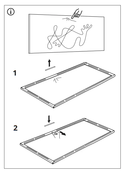 IKEA 994.168.68 Bjorksta Picture with Frame Misty Country Road Black - Fig 16