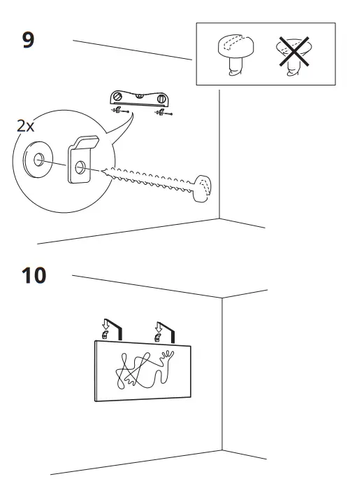 IKEA 994.168.68 Bjorksta Picture with Frame Misty Country Road Black - Fig 18
