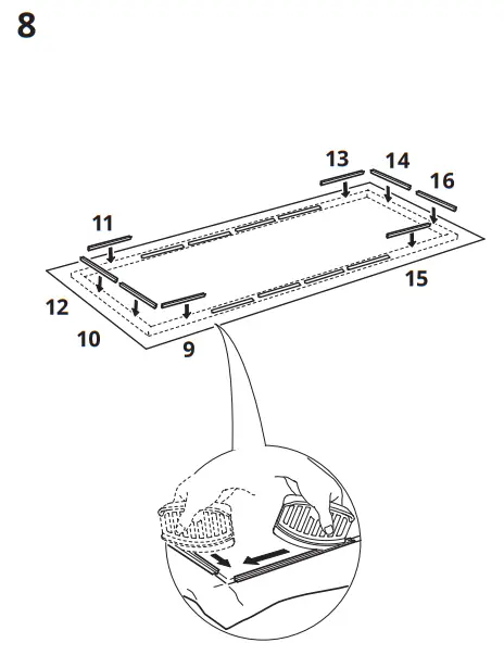 IKEA 994.168.68 Bjorksta Picture with Frame Misty Country Road Black - Fig 7