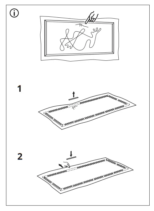 IKEA 994.168.68 Bjorksta Picture with Frame Misty Country Road Black - Fig 8