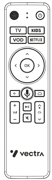 VECTRA KHAMSIN S1 Remote Control